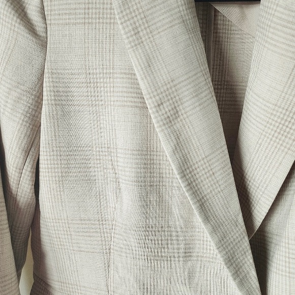 House of Harlow 1960: Plaid Double Breasted Blazer - Picture 6 of 7